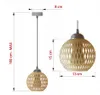 LUXOLAR Pendelleuchten Natural Bambus E27 60 W - Hängelampe Produktbild-Vorschau 9
