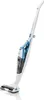 A white and blue stick vacuum cleaner is shown against a white background. Podgląd zdjęcia produktu
