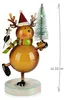 com-four® LED Weihnachtsdeko aus Metall - Blechfiguren im Produktbild-Vorschau 8