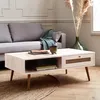 sweeek - Couchtisch mit Rattan-Geflecht 110 x 59 x 39 cm - Produktbild-Vorschau 5