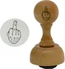 Drewniany stempel na środkowy palec Podgląd zdjęcia produktu 1