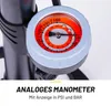 Dunlop Fahrradpumpe mit Manometer und Mini Fahrradpumpe Set Produktbild-Vorschau 6