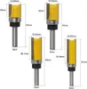 4 Stück Bündigfräser 8mm Schaft, Holz Fräser Für Oberfräse, Produktbild-Vorschau 2