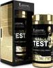 A product shot of a supplement bottle and its packaging. Produktbild-Vorschau