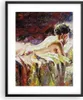 Gerahmtes Poster - Schwarzer Rahmen - Frau Modell - 40x50 Produktbild-Vorschau 1