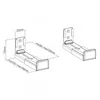 ARLI Universal Soundbar Wandhalterung verstellbar schwarz Produktbild-Vorschau 6
