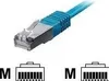Equip Cavo patch Cat5e SF/UTP 2xRJ45 10,00m blau PVC Anteprima dell’immagine prodotto 4