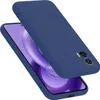 A blue phone case is shown on top of a smartphone. Náhled obrázku produktu