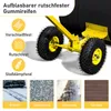 ALIGHTUP Schneeschieber mit Rädern, Stahlschaufel 74cm, Produktbild-Vorschau 3