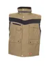 Planam Plaline Winterweste sand/schwarz 4XL Produktbild-Vorschau 2