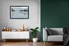 MuchoWow® Gerahmtes Poster Pferde - Eis - Schnee 90x60 cm - Produktbild-Vorschau 5