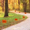 100er Set Rasen-Markierungsfahnen, 14×10 cm, Orange, ideal Produktbild-Vorschau 5
