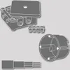 Zásobník kabelů XB 300 D.300mm Trgf.300kg RUNPOTEC Náhled obrázku produktu 4
