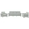 A set of three furniture pieces: two armchairs and a sofa, arranged on a white background. Produktbild-Vorschau