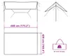 vidaXL Tarp szaro-pomarańczowy 420x440 cm wodoodporny Podgląd zdjęcia produktu 8