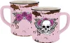 Tasse Lady Skull Emaille-Optik 400ml Produktbild-Vorschau 5