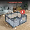 Teddle Parc Bébé - Parc bébé avec 50x balles de jeux - 120 Voir les images du produit 2