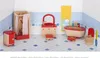 goki 51959 Puppenmöbel Badezimmer, rot/natur (1 Set) Produktbild-Vorschau 4