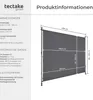 tectake® Taija clamp markýza různé velikosti hladký chod Náhled obrázku produktu 5