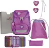 derdiedas Set di 5 borse ErgoFlex viola chiaro Unicorno Anteprima dell’immagine prodotto 1