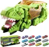 VEĽKÁ AUTOSETA dinosaurus V KUFROVÝCH AUTÍČKACH šmykľavka + Náhľad obrázku produktu 2