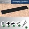 FlatFlex Flachdach-Aufständerung Set für 4 PV-Module Produktbild-Vorschau 1