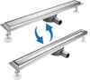 Duschrinne 90 cm, Duschablauf Abfluss 30-150CM, Bodenablauf Produktbild-Vorschau 1