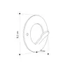 DECORTIE Kaly Metal Round Wandhaken, Handtuchhaken 3er Set Produktbild-Vorschau 8