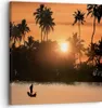 Bild auf Leinwand - Leinwandbild - Palme Fluss Sommer - Produktbild-Vorschau 1