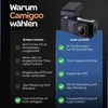 A comparison chart highlighting the features of the Camigoo product against other brands, with an image of the dashcam. Produktbild-Vorschau