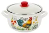 Emaillierter Topf Pyza Hahn 16 cm 2,1 l Z/P Produktbild-Vorschau 1