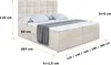 ALTDECOR Boxspringbett mit Matratze und Lattenrost  - BRUGO Produktbild-Vorschau 5