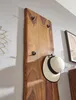 Szafa sheesham lite drewno 40x140x7 cm szafa do przedpokoju Podgląd zdjęcia produktu 5