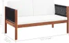vidaXL Gartensofa 2-Sitzer Massivholz Akazie Produktbild-Vorschau 6