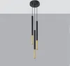 Závěsné stropní svítidlo Tuba 3x G9 Tubular Overhang Black Náhled obrázku produktu 8