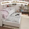 Detská Posteľ Lili S Bariérou A Roštom | 180x80 cm | Krycia Náhľad obrázku produktu 6