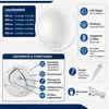 LED Kugelleuchte 40 cm Akku RGB Farbwechsel IP54 – Kabellos Produktbild-Vorschau 4