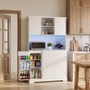 BEALIFE Küchenhochschrank 107x40x172 cm mit Steckdose & Produktbild-Vorschau 8