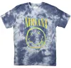 Nirvana Happy Face Blue Stroke (Wash Collection) Blue M Produktbild-Vorschau 1