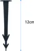 Intirilife ancoraggio a terra in plastica nero - 100 pezzi Anteprima dell’immagine prodotto 5