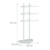 Portasciugamani Relaxdays, 3 barre, metallo, A x L x P 83 x Anteprima dell’immagine prodotto 4
