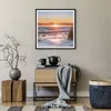 Gerahmtes Poster - Schwarzer Rahmen - Sonne Strand Vögel - Produktbild-Vorschau 7