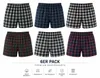 Herren Boxershorts 6er Pack 100% Baumwolle – elastischer Produktbild-Vorschau 1