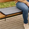 Polštář pro lavicku 180x50 cm šedá Polštářek na zahradní Náhled obrázku produktu 4