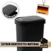 Mülleimer 50 Liter Schwing & Klappdeckel schwarz Küche Produktbild-Vorschau 2