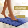 Lavea® 4er Set Badematte 50x80 cm, Badezimmerteppich 100% Produktbild-Vorschau 3