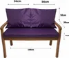 Coussins pour banc de jardin, Assise 100x50x7 + dossier 2x Voir les images du produit 3
