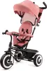 A pink Kinderkraft ASTON tricycle is shown against a white background. Náhled obrázku produktu