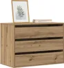 vidaXL Commode Artisan-Chêne 80x41x58 cm Bois composite Voir les images du produit 2
