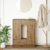 vidaXL Sideboard mit Schubladen und Türen Artisan-Eiche Produktbild-Vorschau 3